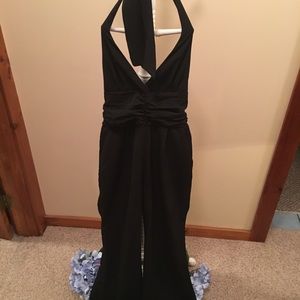Forever 21 Black Halter Neck Jumpsuit - M